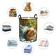 thumbnail image 4 of Fotbe Lazy Home Style Guinea Pig Cesto de Ropa con Asas, Cesto Impermeable de Gran Capacidad, Bolsa de Lavado para Dormitorio, Cesto de Ropa con Ruedas y Asas-Medium, 4 of 6