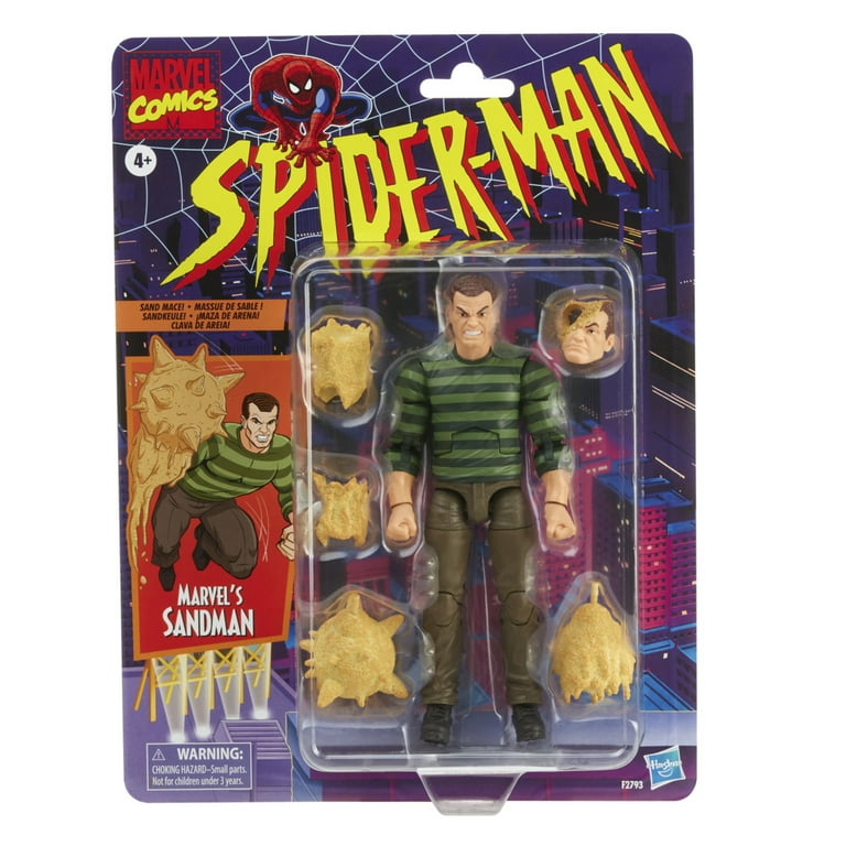 Marvel Legends Spider-Man Vs Villain Sandman Retro Action