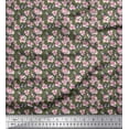 thumbnail image 1 of Soimoi Polyester Crepe Fabric Flower Artistic Print Fabric by The Yard 52 Inch Wide, 1 of 3