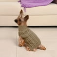 thumbnail image 7 of 2 Pack Dog Sweaters for Small Dogs Winter Turtleneck Pullover Cable Knit Fleece Stretch Puppy Doggie Chihuahua Toy Poodle Yorkie Pomeranian Boy Girl Pet Clothes (S, Pink & Purple), 7 of 7