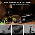 thumbnail image 5 of Regalos de Vino - Abridor de Vino Eléctrico - Abridor de Vino Automático Recargable - Sacacorchos Eléctrico Inalámbrico - Abridor de de Vino, 5 of 5