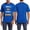 Dark Blue, variant on Unisex I Need A Hug from A Baddie Funny Text Graphic T-Shirt