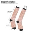 thumbnail image 5 of Balery Rose Gold Glitter Splatter Printed Novelty Socks Men's Women's Crew Socks Sports Socks Knee High Socks Cotton Socks Quirky and Cool Socks, 5 of 9