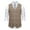 Khaki, variant on BlczomTank Tops for Men Wool Dress Suit Vest Slim Fit Waistcoat Gray Formal Shirts