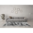thumbnail image 3 of Ahgly Company Indoor Square Abstract Gray Modern Area Rugs, 5' Square, 3 of 4