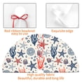 thumbnail image 4 of Yiaed Starfish Shell Print Christmas Tree Skirt , Tree SkirtsTree Mat for Christmas Winter Holiday Indoor Decorations-30", 4 of 7