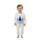 thumbnail image 2 of Pijamas navideños familiares a juego, camiseta con estampado de árbol y letras y pantalones a cuadros. Ropa de dormir para estar en casa., 2 of 10