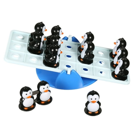 2 Player Board Games Balance Penguin Desktop Board Game Seesaw Teeter Style Intelligence Birthday Gift Entertainment Present 1-4 Players ()
