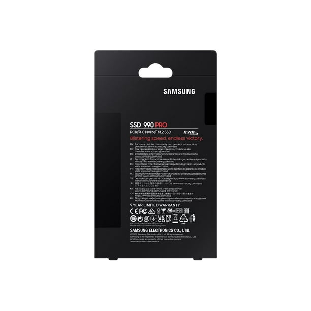 Samsung 990 PRO 2 TB M.2 PCI Express 4.0 NVMe V-NAND MLC - Walmart.ca