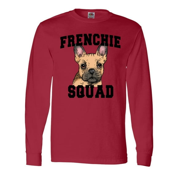 Inktastic Cute French Bulldog Frenchie Squad Long Sleeve T-Shirt