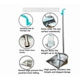 thumbnail image 4 of Dust Pan with Long Handled 33.5'' Heavy Duty Stainless Steel Dustpan, 1-Pack, 4 of 7
