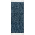 thumbnail image 3 of nuLOOM Neva Modern Tasseled Shag Navy 2' 6" x 12' Modern Runner Rug, 3 of 6