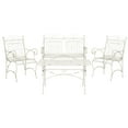 thumbnail image 2 of SAFAVIEH Outdoor Collection Leah 4-Piece Set Antique White, 2 of 5