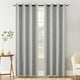 thumbnail image 1 of Cortinas opacas (1 unidad) paneles de cortina con aislamiento térmico tela que bloquea la luz y protege del sol con ojales en la parte superior para sala de estar o dormitorio, 1 of 9