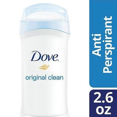 Dove Antiperspirant Deodorant Original Clean 24hr Protection 2.6oz 3-Pack