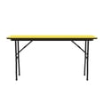 thumbnail image 2 of Correll Cf1872Px-38 .75 Inch High-Pressure Top Folding Tables - Fixed Height - Yellow, 2 of 4