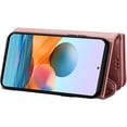 thumbnail image 3 of Wallet Case for Xiaomi Redmi Note 11 4G, Shoulder Crossbody Purse Handbag Neck Strap Lanyard Cover with ID Card Holder Phone Case for Xiaomi Redmi Note 11s 4G/Redmi Note 11 4g XK Rose Gold, 3 of 18