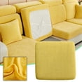 thumbnail image 2 of Guanhe Sofa Cover, Wear-Resistant Stretch Couch Cushion Slipcovers Replacement Universal Anti-Slip Sofa Covers for Living Room(Yellow,S), 2 of 6