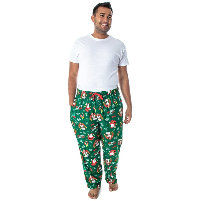 Elf The Movie Men's Buddy OMG! Santa I Know Him! Allover Print Pajama Pants  (LG)