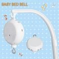Baby Crib Musical Mobile BatteryOperated 60 Songs White
