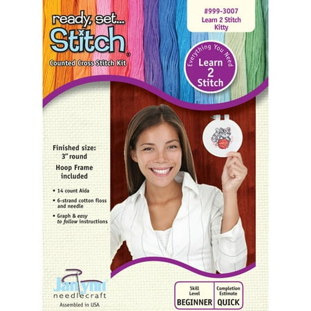 Xstitch Learn To Stitch Kitty