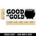thumbnail image 2 of Good as Gold Pot of Gold Teacher Student School Self-Inking Rubber Stamp Ink Stamper - Fuchsia Ink - Large 2-3/4 Inch, 2 of 7
