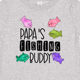 thumbnail image 4 of Inktastic Papa's Fishing Buddy with Colorful Fish Boys or Girls Baby T-Shirt, 4 of 5