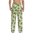 thumbnail image 7 of Salouo Green Hawaii Palms Print Pajama Pants for Men, Lounge Pants Elastic Waistband Casual Men's sleepwear Loungewear Sleep Pajama Pant -X-Large, 7 of 7
