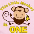 thumbnail image 2 of CafePress - Little Monkey 1St Birthday Boy Baby Light Bodysuit - Baby Light Bodysuit, Size Newborn - 24 Months, 2 of 4