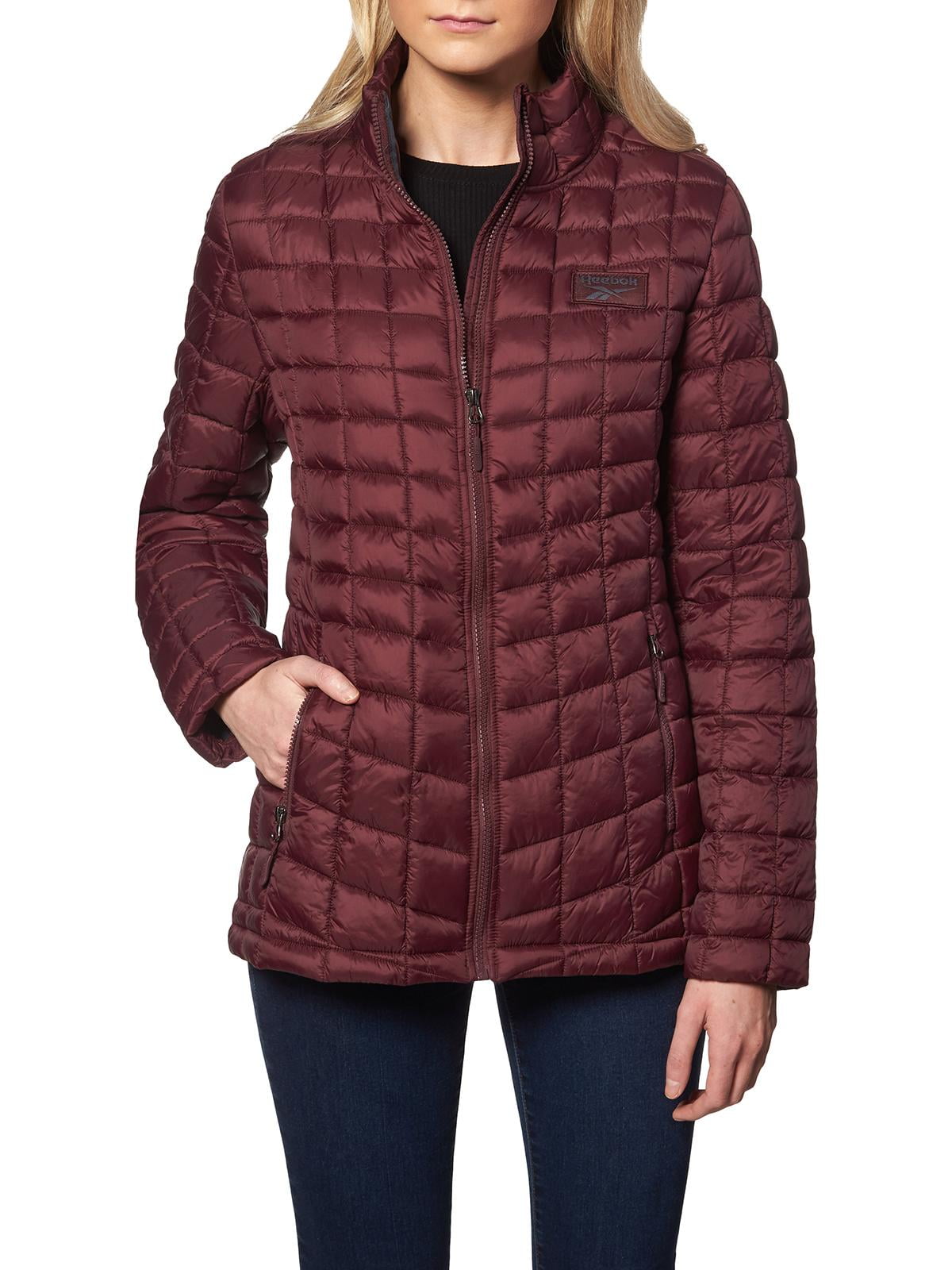 reebok packable lightweight puffer jacket