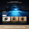 thumbnail image 6 of DREAME X60 Max Ultra Complete Kit, 35,000Pa Suction Robot Vacuum and Mop, 3.13in (7.95cm) Ultra-Thin Design, Self Emptying&Refilling, Mop Self-Cleaning, 280+ Obstacle Avoidance, Black, 6 of 13