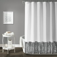Silver Shower Curtains Walmart Com