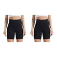 thumbnail image 4 of Jumpingount Pantalones cortos de cintura alta para mujer, pantalones de entrenamiento sin costuras, mallas para Fitness, levantamiento de cadera, Type1 NO1, 4 of 6