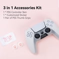 thumbnail image 5 of GeekShare PS5 Controller Protective Cover Case with Cat Paw Thumb Grips for PlayStation 5, Translucent, 5 of 8