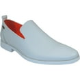 thumbnail image 2 of Men Tayno Dressy Casual Soft Leather Comfortable Slip on Loafer #ALPHA L White, 2 of 11