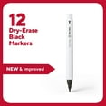 thumbnail image 2 of Staples TRU RED Pen Dry Erase Marker Ultra Fine Tip Black TR57423, 2 of 9