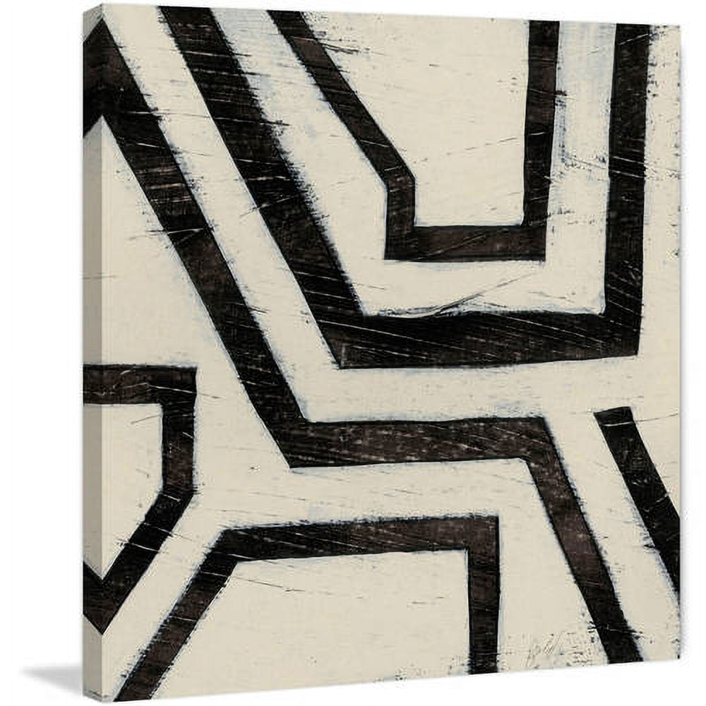 Marmont Hill "Hieroglyph III" Painting Print on Wrapped Canvas