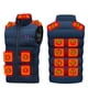 thumbnail image 2 of Chaleco calefactable de 17 zonas para hombre y mujer, unisex, de invierno, con calefacción por USB y 3 zonas de calefacción., 2 of 7