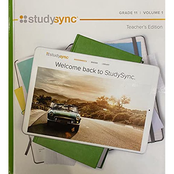 Pre-Owned StudySync, Grade 11, Volume 1, Teacher Edition, c. 2021, 9781949739282, 1949739287