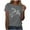 Gray, variant on Guluxicc Tee Shirts for Women Ocrean Creature Tshirts Hawaiian Beach Life Graphic Tee Wildlife Animal Print Vacation Tops