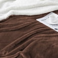 thumbnail image 3 of Large Sherpa Fleece Blanket Queen Size Super Soft Mink Reversible Sofa Bed Throw, 3 of 23