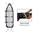 thumbnail image 5 of HELLHERO Ironing Board Cover with Elastic Edge Replacement Elastic Edge Hook & Loop Straps Ironing Board Protector Cover for Women Candy Cane Christmas Tree Pattern, 5 of 6