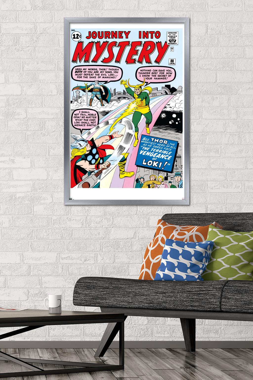 Marvel Comics - Loki - Journey Into Mystery #88 Wall Poster, 22.375" x 34", Framed
