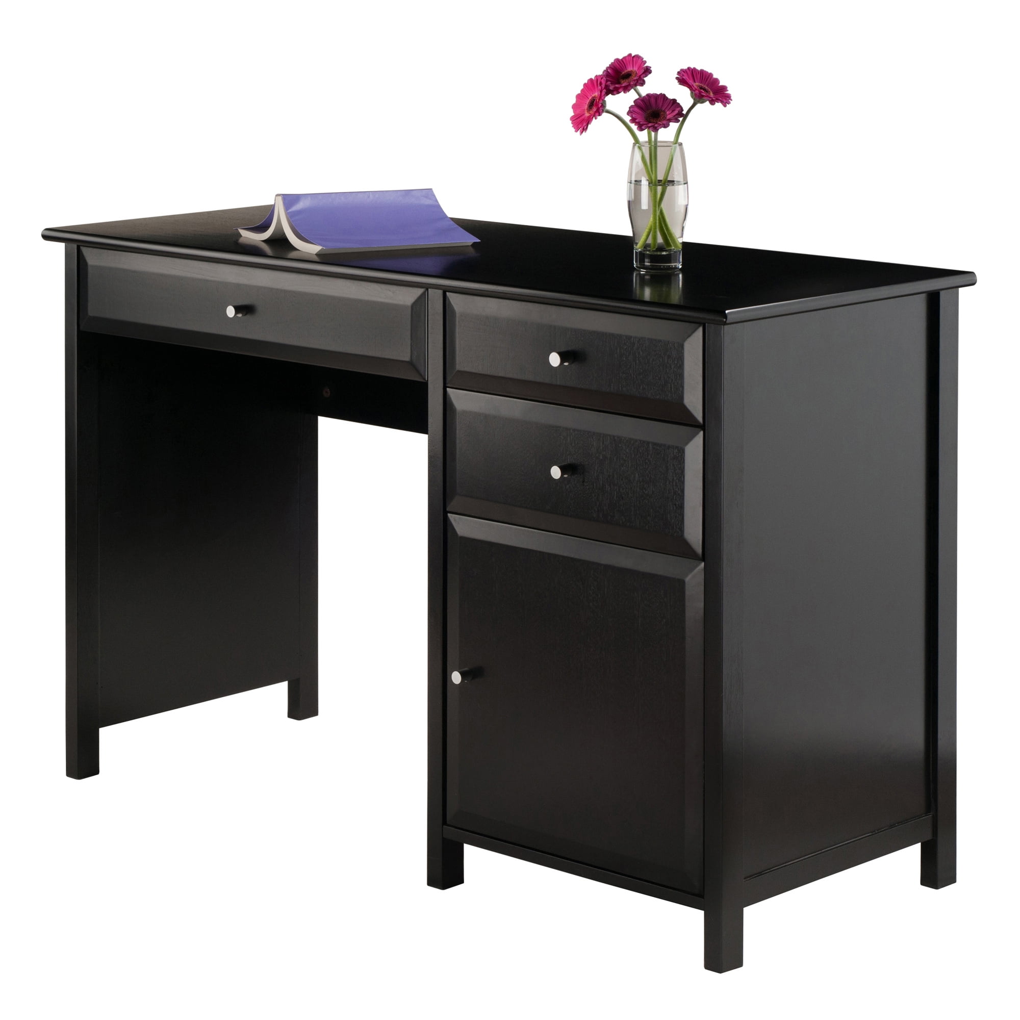 Winsome Delta Home Office Writing Desk, Black Finish