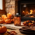 thumbnail image 3 of 23.7 Fl oz Vintage Glass Jar with Lid, Airtight Food Storage Container, Embossed Kitchen Canister with Pumpkin Knob Lid for Sugar, Coffee, Tea, Candy, Cookies, Pasta, Cereal, Decorative Pantry Jar, 3 of 7