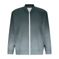 thumbnail image 2 of LOVZFMLL Jackets for Men's Fall And Winter Pocket Long Zipper Elastic Christmas Print Short Stand Up Collar Jacket, 2 of 4