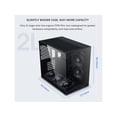 thumbnail image 3 of LIAN LI O11D MINI V2 Flow | Compact ATX Mid-Tower Airflow Computer Case | Panoramic View | High-Performance Airflow | Includes 5 x 120mm Reverse Blade Fans | Cable Management | Black  (O11DMIV2FX), 3 of 7