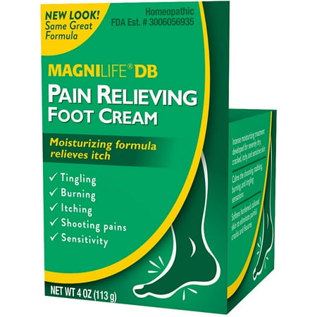 Magnilife DB Crème analgésique pied, 4 oz