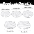 34cm Portable Reusable Barbecue Grid Even Heat Outdoor Camping Home ...