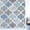Blue, variant on Moroccan Window Privacy Film Stain Glass,Reusable Decorative Rainbow Window Film,Vintage Moroccan Texture Yellow Grey Static Cling Sun Blocking Stickers Decals Covers 17.7" x 39.3" (2pcs)